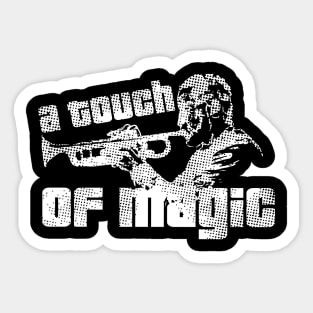 A Touch Of Magic Trumpet Player Sticker